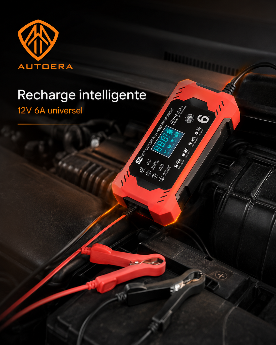 Chargeur de voiture portable