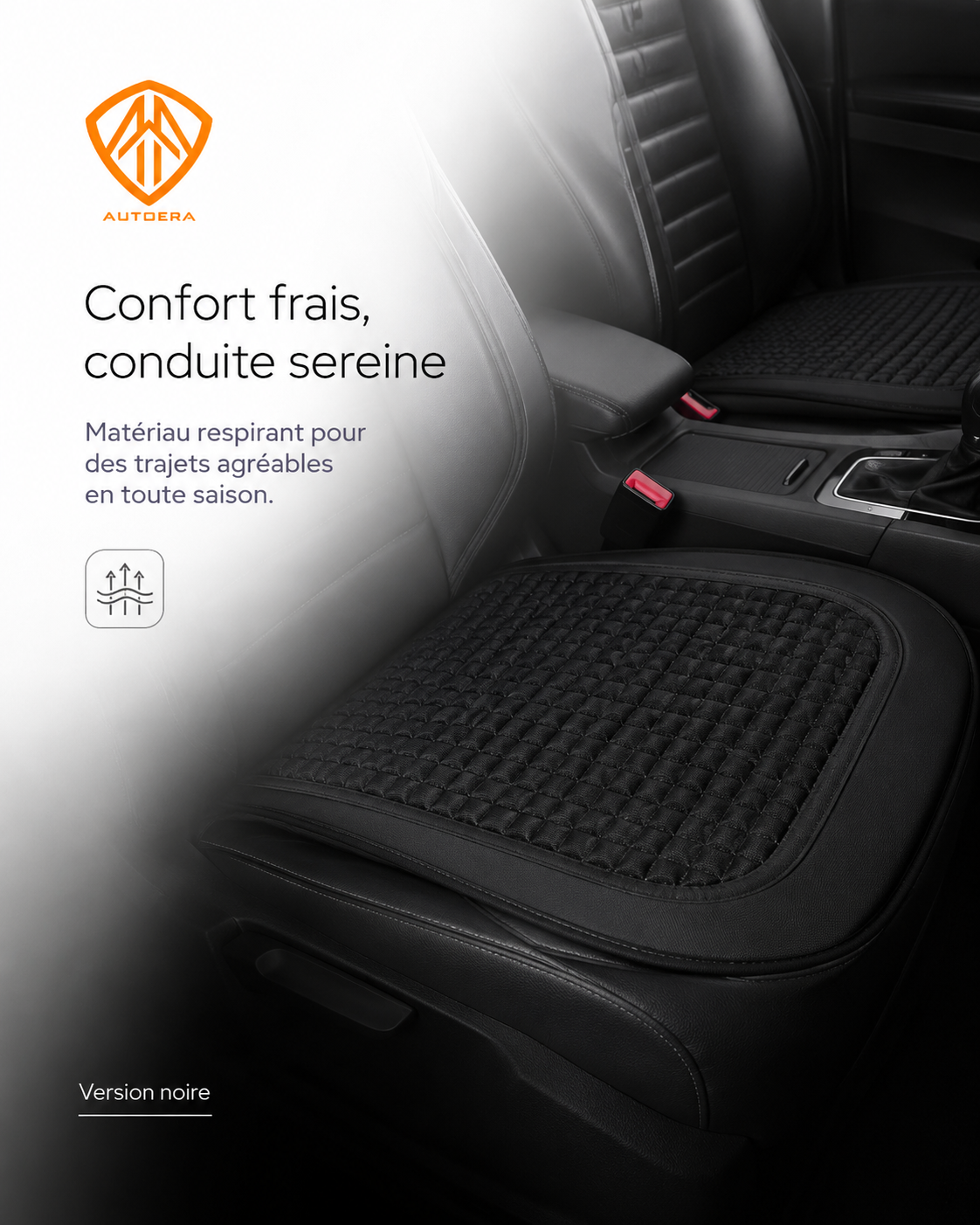 Coussin de siège auto avec housse