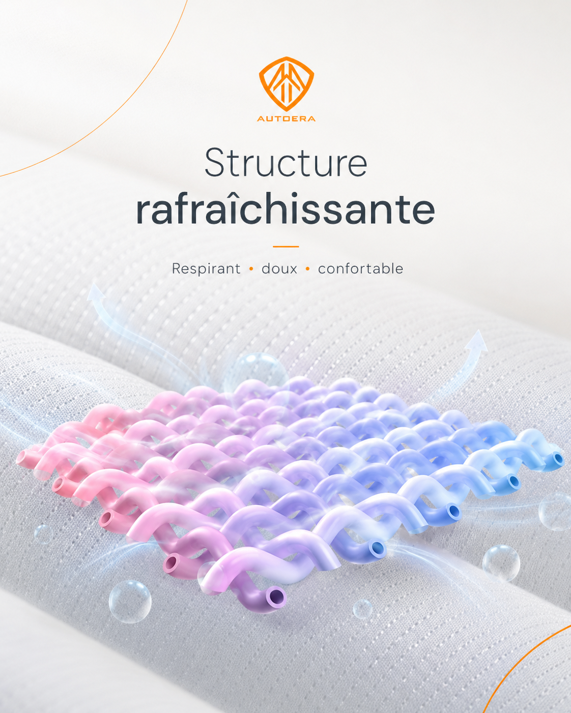 Coussin de siège auto avec housse