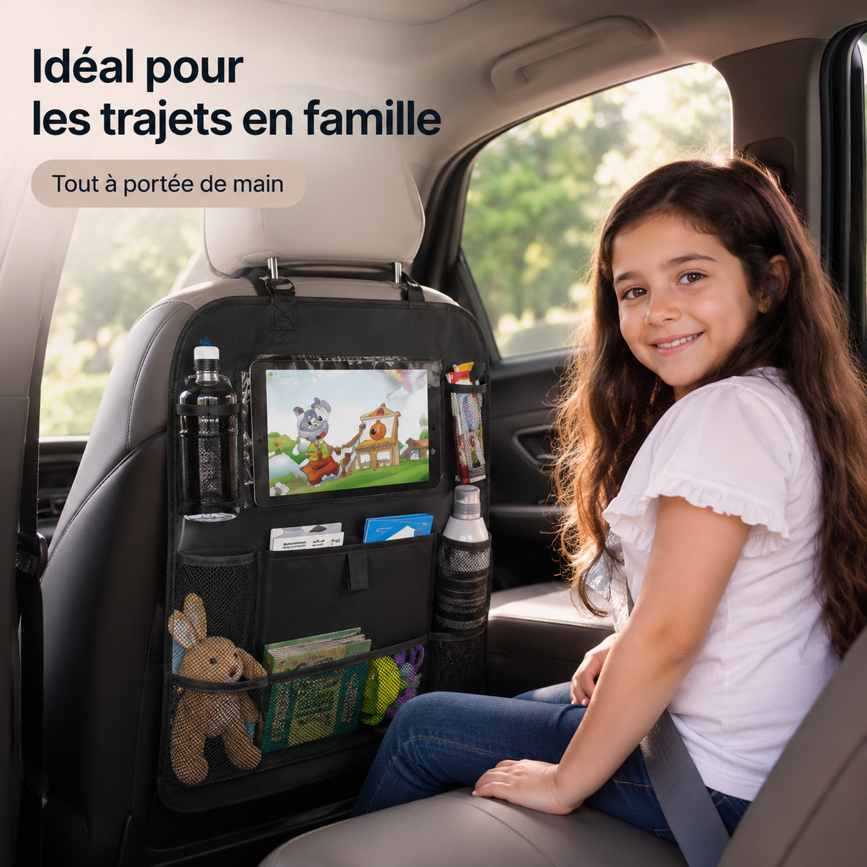 Support Tablette Siège Arrière