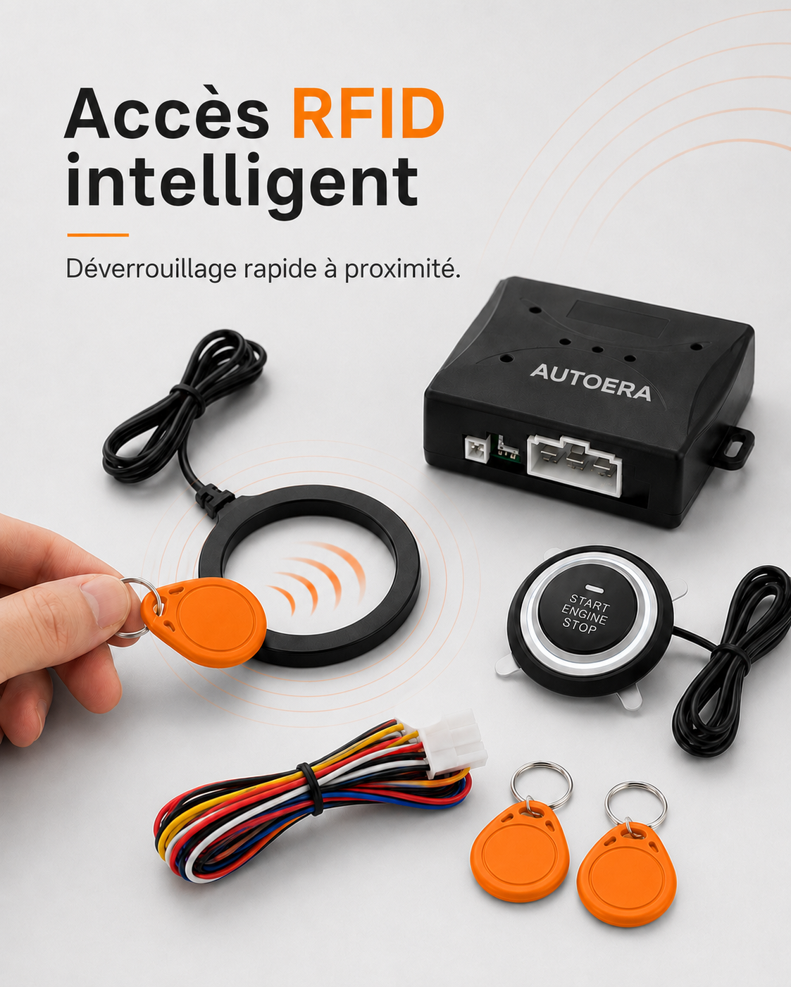Kit bouton Start/Stop + RFID intelligent